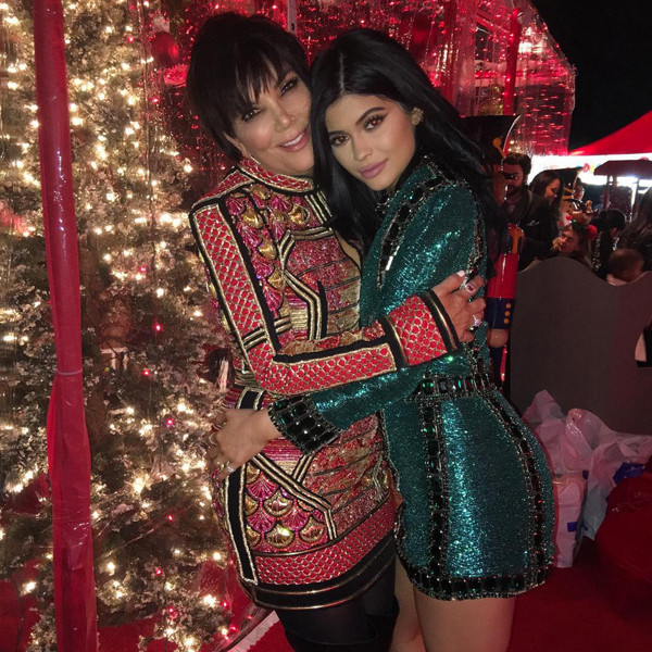 Kris Jenner, Kylie Jenner, Kardashian Christmas Eve 2015 Party Kris Jenner, Kylie Jenner, Kardashian Christmas Eve 2015 Party